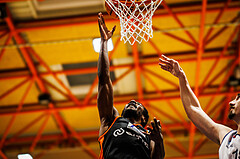 Basketball, win2day Basketball Superliga 2023/224, 5.Qualifikationsrunde, BBC Nord Dragonz, Fürstenfeld Panthers, Hegel Mitchell Augustin (17)