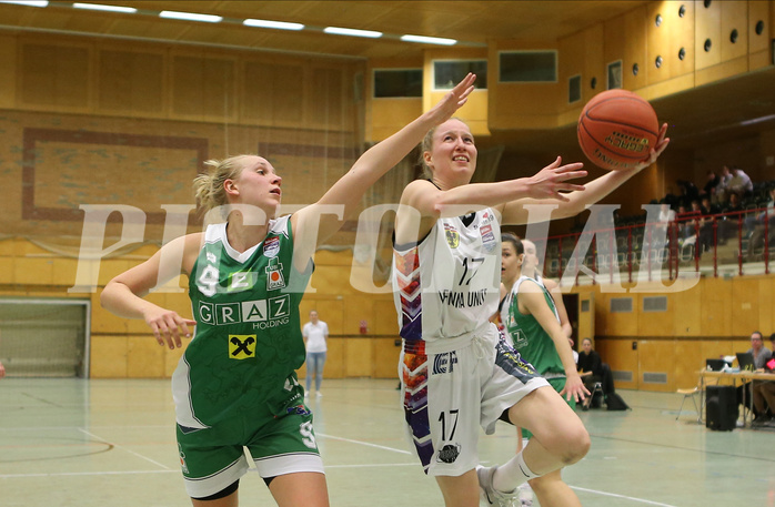 Basketball Damen Superliga 2021/22, Halbfinale Spiel 3 Vienna United vs. UBI Graz


