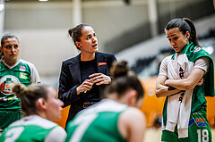Basketball, Win2Day Basketball Damen Superliga 2024/25, Grunddurchgang 7.Runde, Vienna Timberwolves, UBI Graz, Tanja Kuzmanovic (Head Coach)
