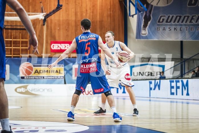 Basketball, ABL 2018/19, Grunddurchgang 7.Runde, Oberwart Gunners, Kapfenberg Bulls, Sebastian Käferle (7)