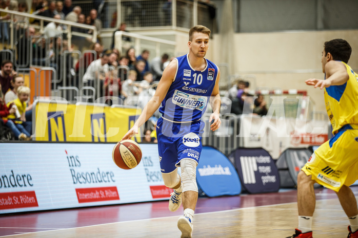 Basketball, Admiral Basketball Superliga 2019/20, Grunddurchgang 15.Runde, St. Pölten, Oberwart Gunners, Georg Wolf (10)