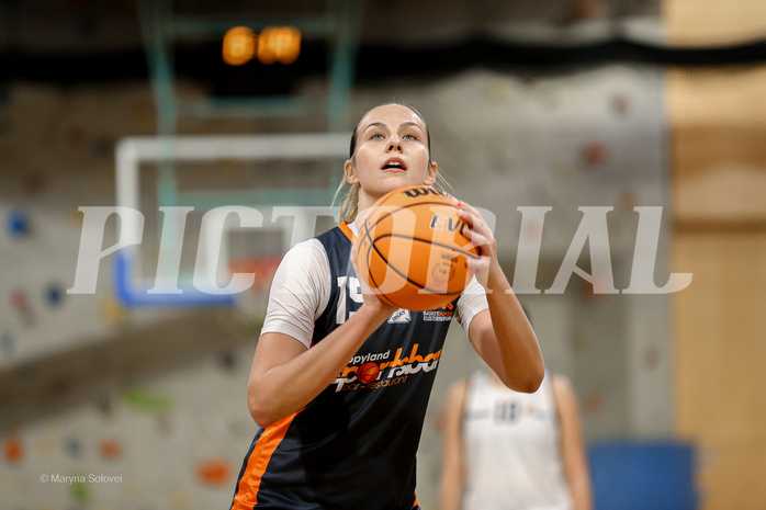 22.02.2025 Österreichischer Basketballverband 2024/25, SLWU19 Basket Flames UNION vs Basket Duchess