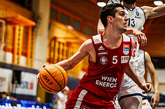 Basketball, win2day Basketball Superliga 2023/224, Grunddurchgang Runde 22, BBC Nord Dragonz, BC Vienna, Bogic Vujosevic (5)