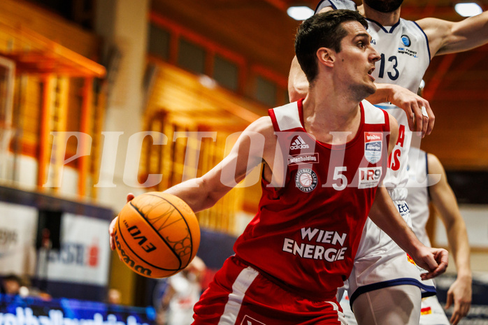 Basketball, win2day Basketball Superliga 2023/224, Grunddurchgang Runde 22, BBC Nord Dragonz, BC Vienna, Bogic Vujosevic (5)