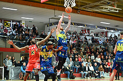 Basketball, Superliga 2024/25, Grunddurchgang 14.Runde, Flyers Wels vs. UBSC Graz,
