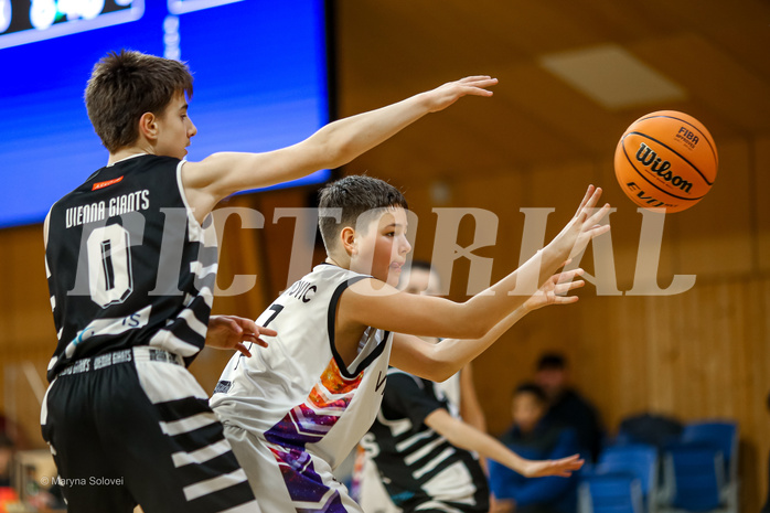12.01.2025 Österreichischer Basketballverband 2024/25, SLMU14, SU Döbling vs Vienna Giants