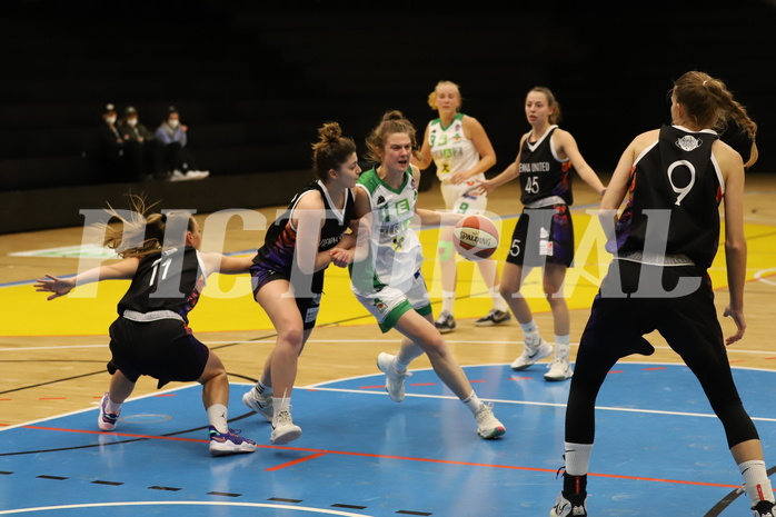 04.12.2021, Basketball Damen Superliga 2021/22, Grunddurchgang 6.Runde,  
UBI Graz vs. Vienna United