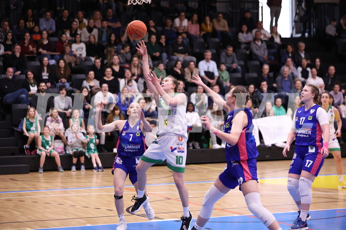 05.03.2023, Graz, Raiffeisen Sportpark, Basketball Damen Superliga 2022/23, Semifinale Spiel 1, UBI Holding Graz vs. UBSC-DBBC Graz,  