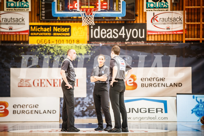 Basketball, bet-at-home Basketball Superliga 2020/21, Viertelfinale Spiel 3, Oberwart Gunners, SKN St. Pölten, Referees