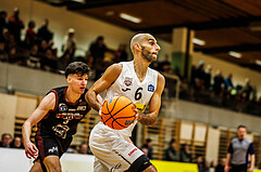 Basketball, Basketball Zweite Liga 2024/25, Grunddurchgang 17.Runde, Mattersburg Rocks, Mistelbach Mustangs, Dominik Alturban (6)