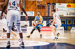 Basketball, bet-at-home Basketball Superliga 2020/21, Grunddurchgang, 6. Runde, Oberwart Gunners, SKN St. Pölten Basketball, Lukas Böck (13)