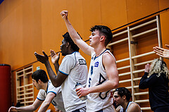 Basketball, Basketball Zweite Liga 2024/25, Grunddurchgang 21.Runde, Vienna Timberwolves, Kufstein Towers, Jakob Konzet (5)