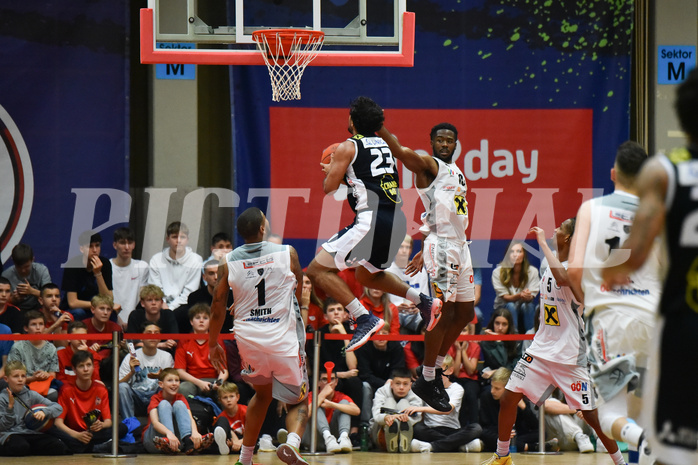 Win2Day Basketball Superliga 2022/23, Playoff,Semifinale Spiel 4, Flyers Wels vs Swans Gmunden,