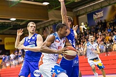 Basketball, ABL 2017/18, Grunddurchgang 7.Runde, Kapfenberg Bulls, Oberwart Gunners, Kareem Jamar (4)