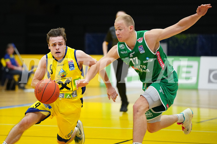 Basketball Superliga 2021/22, 10. Platzierungsrunde, UBSC Graz vs. Kapfenberg


