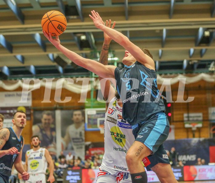 Basketball Superliga 2023/24, Grunddurchgang 16.Runde Gmunden Swans vs. Vienna Timberwolves


