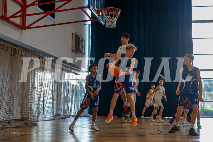 31.03.2025 Österreichischer Basketballverband 2024/25, SLMU14 Basket Flames WAT vs. FSN Baskets Wels