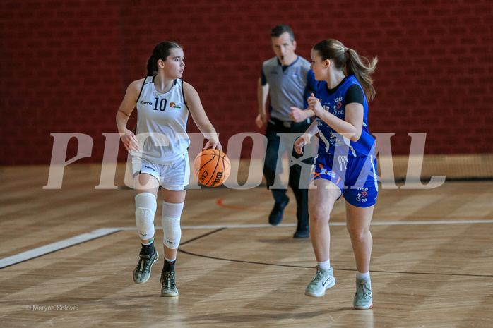 27.04.2025 Österreichischer Basketballverband 2024/25, SLWU16 VF Basket Flames UNION vs. DBB  Basketgirls Wels