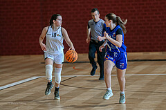 27.04.2025 Österreichischer Basketballverband 2024/25, SLWU16 VF Basket Flames UNION vs. DBB  Basketgirls Wels