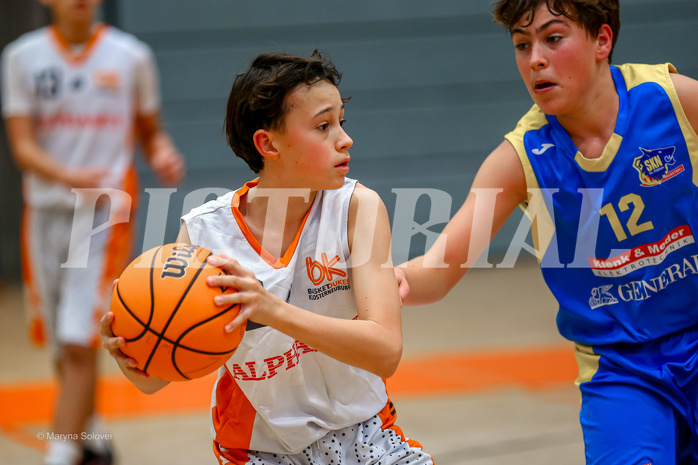 14.12.2024 Österreichischer Basketballverband 2024/25, SLMU14, Basket Dukes vs. SKN St. Pölten
