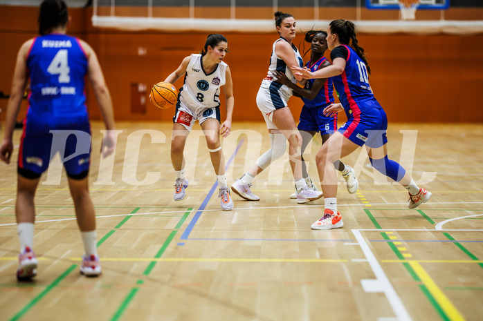 Basketball, Win2Day Basketball Damen Superliga 2024/25, Grunddurchgang 10.Runde, Vienna Timberwolves, UBSC DBBC Graz, Aleksandra Novakovic (8)