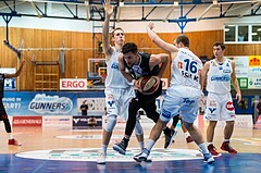 Basketball, ABL 2017/18, Grunddurchgang 3.Runde, Oberwart Gunners, Flyers Wels, Davor Lamesic (7)
