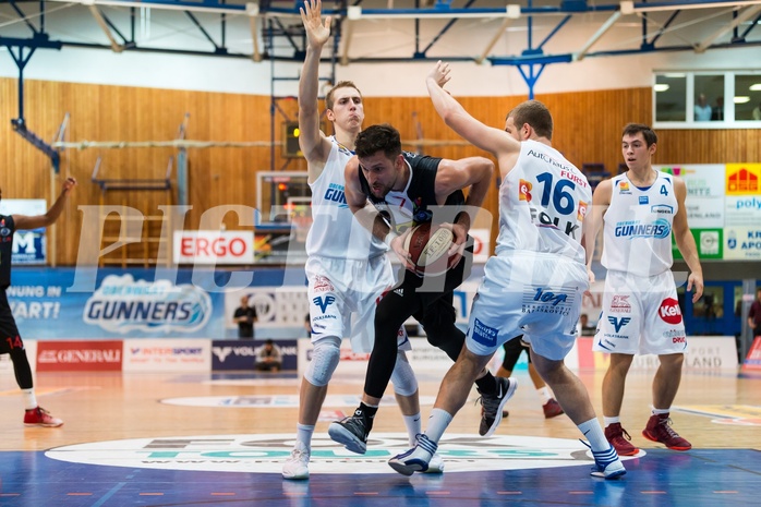 Basketball, ABL 2017/18, Grunddurchgang 3.Runde, Oberwart Gunners, Flyers Wels, Davor Lamesic (7) Basketball, ABL 2017/18, Grunddurchgang 3.Runde, Oberwart Gunners, Flyers Wels, Davor Lamesic (7)