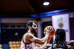 Basketball, Win2Day Superliga 2024/25, Grunddurchgang 17.Runde, BC Vienna, Flyers Wels, Ivan Gavrilovic (23)