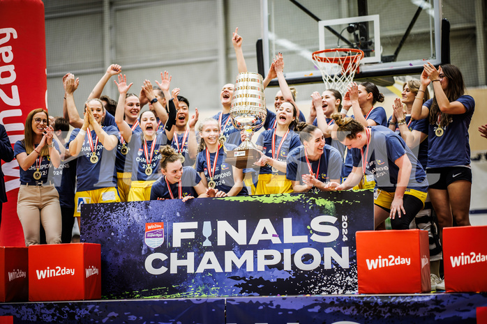 Basketball, Win2Day Basketball Damen Superliga 2023/24, Playoff, Finale Spiel 3, SKN St. Pölten, UBI Graz, 