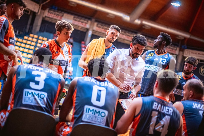 Basketball, Win2Day Superliga 2022/23, 2. Platzierungsrunde, BC Vienna, Klosterneuburg Dukes, Damir Zeleznik (Head Coach)