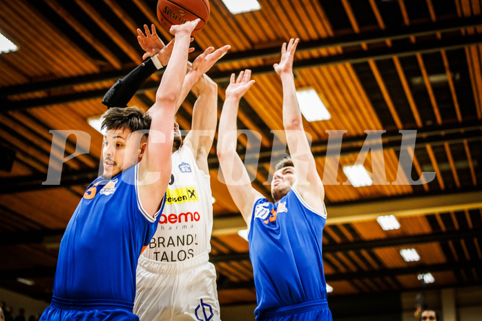 Basketball, Basketball Zweite Liga 2022/23, Playoff, Viertelfinale Spiel 2
, Mattersburg Rocks, BBU Salzburg, Jordis Ortega (5)
