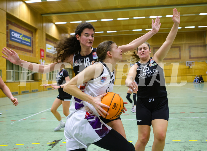 Basketball Damen Superliga 2023/24, Grunddurchgang 10.Runde Vienna United vs. Basket Flames


