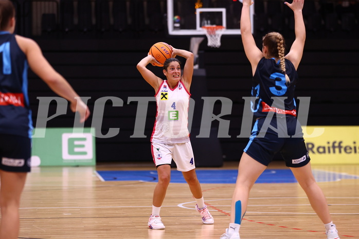 29.09.2024, Graz, Raiffeisen Sportpark, Basketball Damen Superliga 2024/25, Grunddurchgang, 1.Runde, UBSC-DBBC Graz - Vienna Timberwolves,  