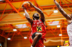 Basketball, win2day Basketball Superliga 2024/25, Grunddurchgang Runde 3, BBC Nord Dragonz, Flyers Wels, Damion Rosser (2)