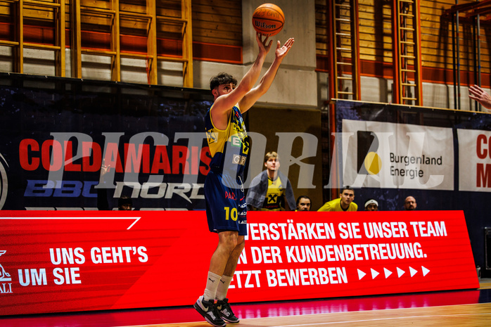 Basketball, win2day Basketball Superliga 2024/25, Grunddurchgang Runde 13, BBC Nord Dragonz, UBSC Graz, Elias Podany (10)