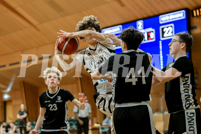 22.03.2025 Österreichischer Basketballverband 2024/25, SLMU14, Vienna Giants vs. BBC Nord Dragonz 