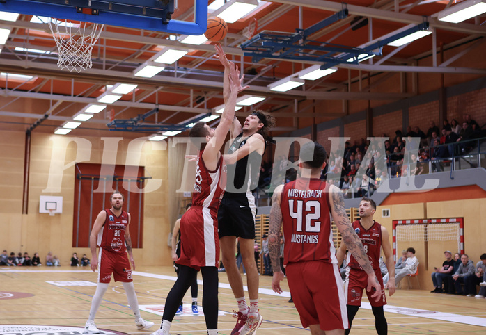 Basketball Zweite Liga 2024/25, Grunddurchgang 21.Runde Mistelbach Mustangs vs. Raiders Tirol