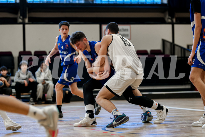02.03.2025 Österreichischer Basketballverband 2024/25, SLMU16 Basket Flames WAT vs. FCN Baskets Wels