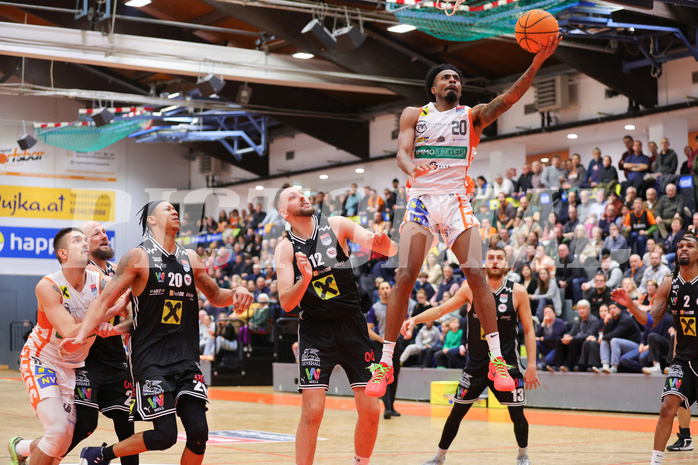Basketball Superliga 2023/24, Grunddurchgang 17.Runde Klosterneuburg Dukes vs. Flyers Wels


