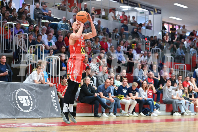 Basketball Superliga 2024/25, Playoff, Viertelfinale Spiel 1, Flyers Wels vs BBC Nord Dragonz,