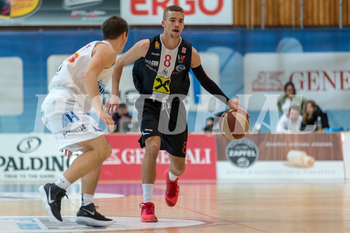 Basketball, ABL 2017/18, Grunddurchgang 21.Runde, Oberwart Gunners, WBC Wels, Oscar Schmit (8)