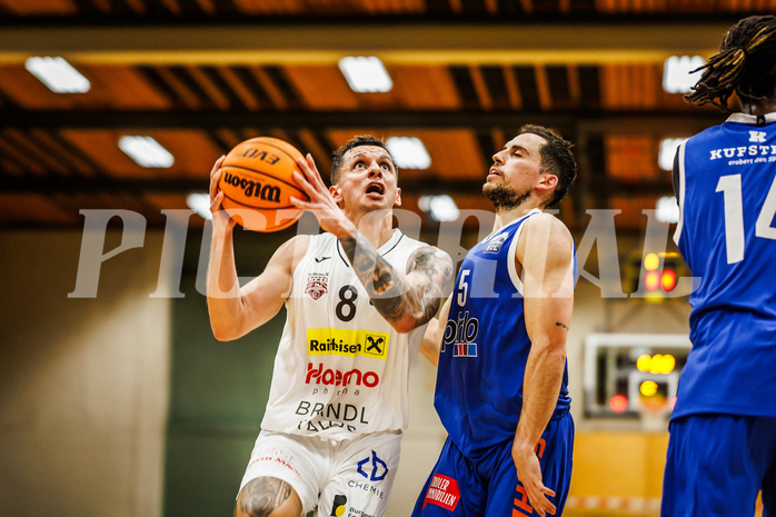Basketball, Basketball Zweite Liga 2024/25, Grunddurchgang 2.Runde, Mattersburg Rocks, Kufstein Towers, Petar Zivkovic (8)