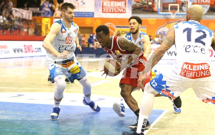Basketball ABL 2017/18, Playoff HF Spiel 2 Kapfenberg Bulls vs. BC Vienna


