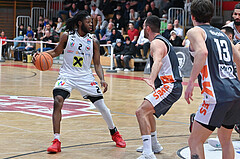 Basketball, Superliga 2024/25, Plazierungsrunde 7.Runde, Flyers Wels vs. Klosterneuburg Dukes,
