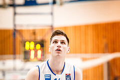 Basketball, bet-at-home Basketball Superliga 2021/22, Grunddurchgang Runde 12, Oberwart Gunners, UBSC Graz, Brock Gardner (10)