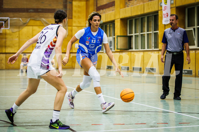 Basketball, Win2Day Basketball Damen Superliga 2023/24, Grunddurchgang 1.Runde, Vienna United, DBB LZ OÖ, Milica Popovic (13)
