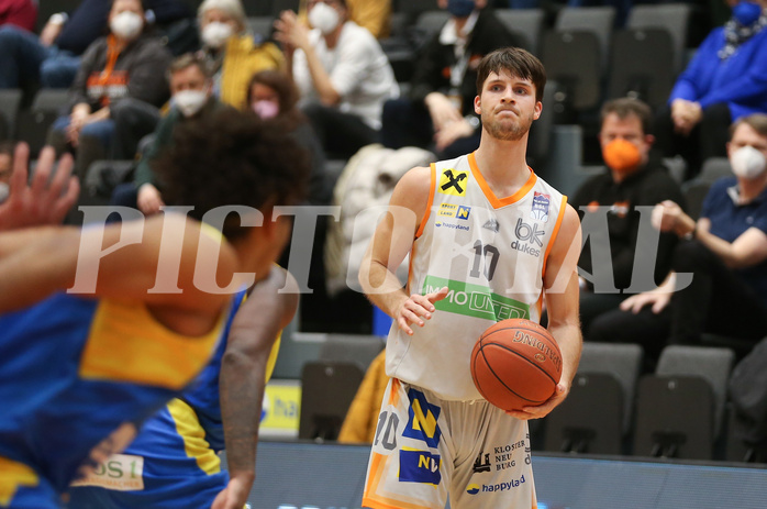 Basketball Superliga 2021/22, Grunddurchgang 14.Runde Klosterneuburg Dukes vs. SKN St. Pölten