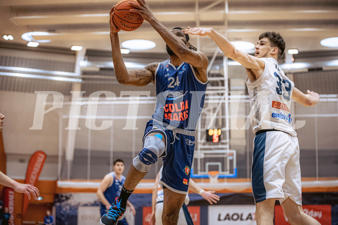 Basketball, Win2Day Superliga 2022/23, 7. Qualifikationsrunde, Vienna Timberwolves, BBC Nord Dragonz, Aristide Boya (24)