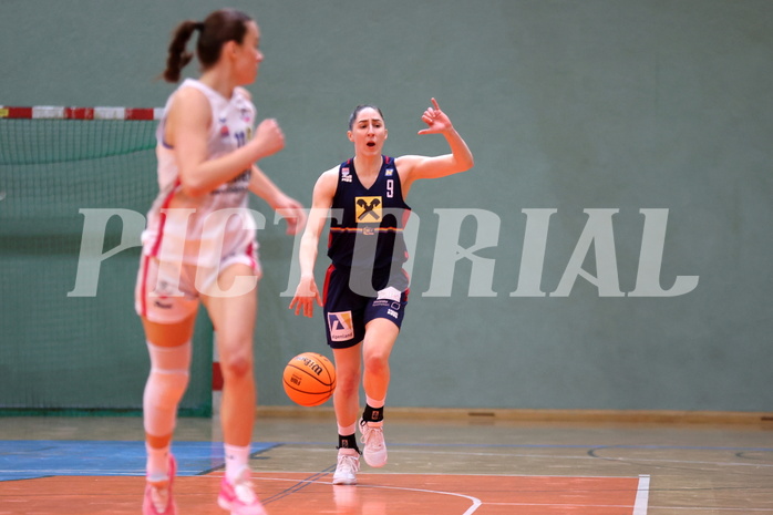 20.03.2024, Graz, Unionhalle A, Basketball Damen Superliga 2023/24, Semifinale, UBSC-DBBC Graz - SKN St. Pölten Frauen,  