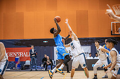 Basketball, Win2Day Superliga 2022/23, Grunddurchgang 22.Runde, Vienna Timberwolves, SKN St. Pölten Basketball, Kelvin Lewis (1)